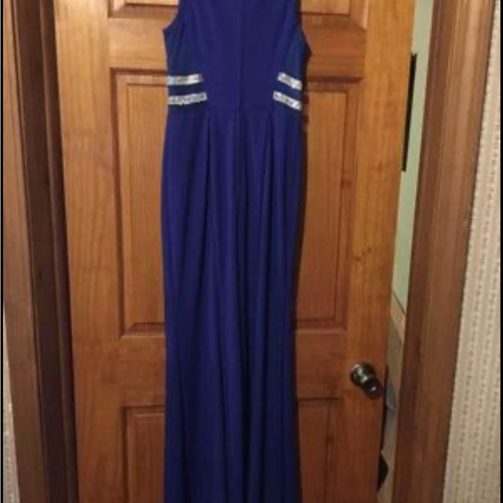 Blue prom dress
